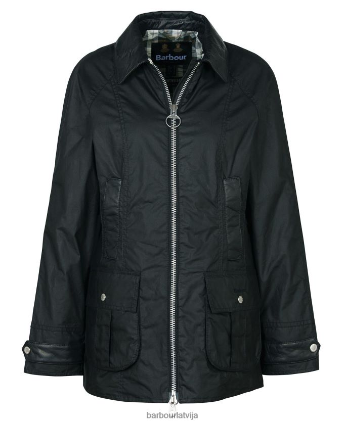 Barbour sievietes premium beadnell vaskota jaka P8J88A1392 apģērbs arhīvs olīvu/seno