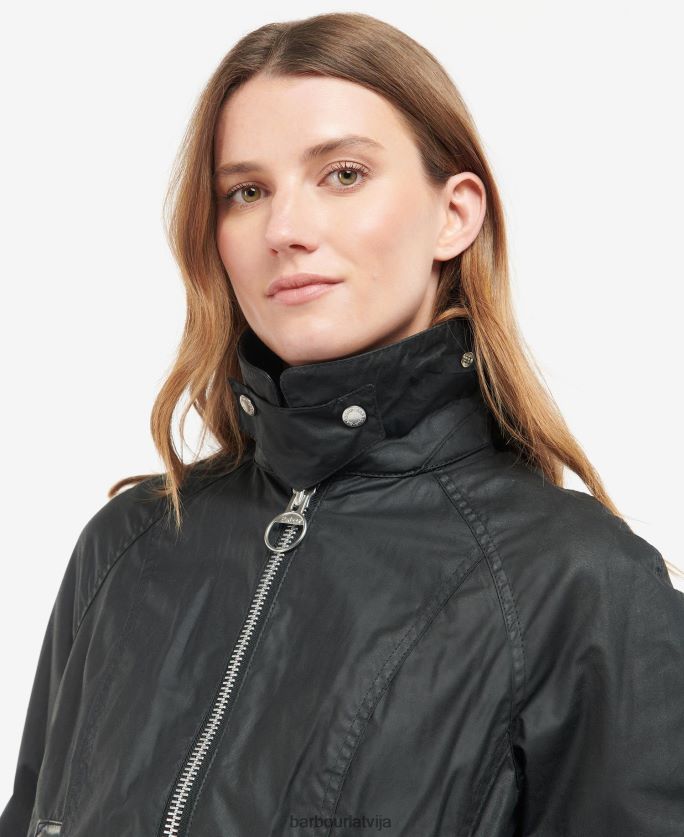 Barbour sievietes premium beadnell vaskota jaka P8J88A1392 apģērbs arhīvs olīvu/seno