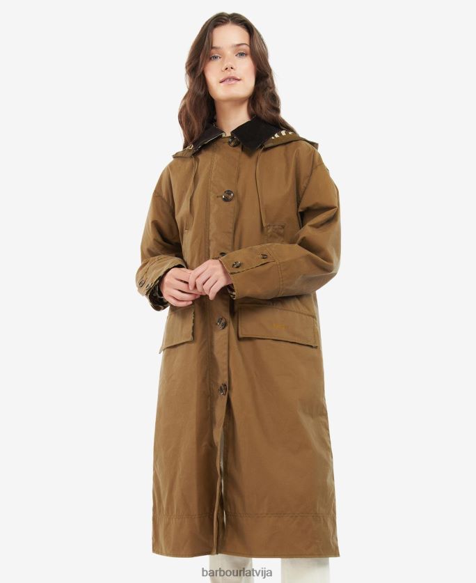 Barbour x House of Hackney sievietes petiver vaska jaka P8J88A1382 apģērbs smiltis/limerence/debesis
