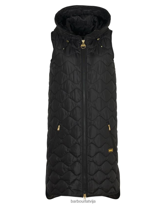 Barbour sievietes Brodhērstas stepēta žakete P8J88A1549 apģērbs palmu zaļš