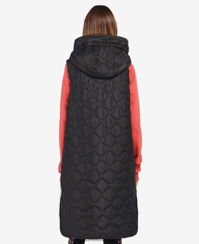 Barbour sievietes Brodhērstas stepēta žakete P8J88A1549 apģērbs palmu zaļš