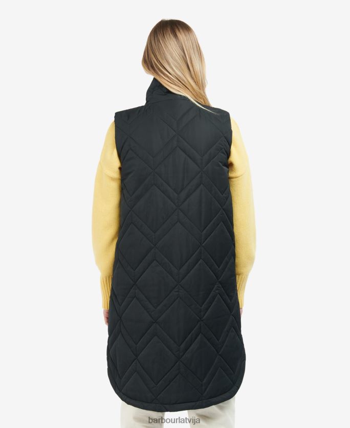 Barbour sievietes dio gilet P8J88A1581 apģērbs Tas ir brūns/seno papardes tartāns