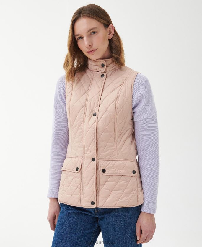 Barbour sievietes ūdra zelts P8J88A1572 apģērbs rožu putekļi