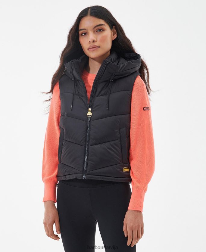 Barbour sievietes halton gilet P8J88A1562 apģērbs zaļie dūmi