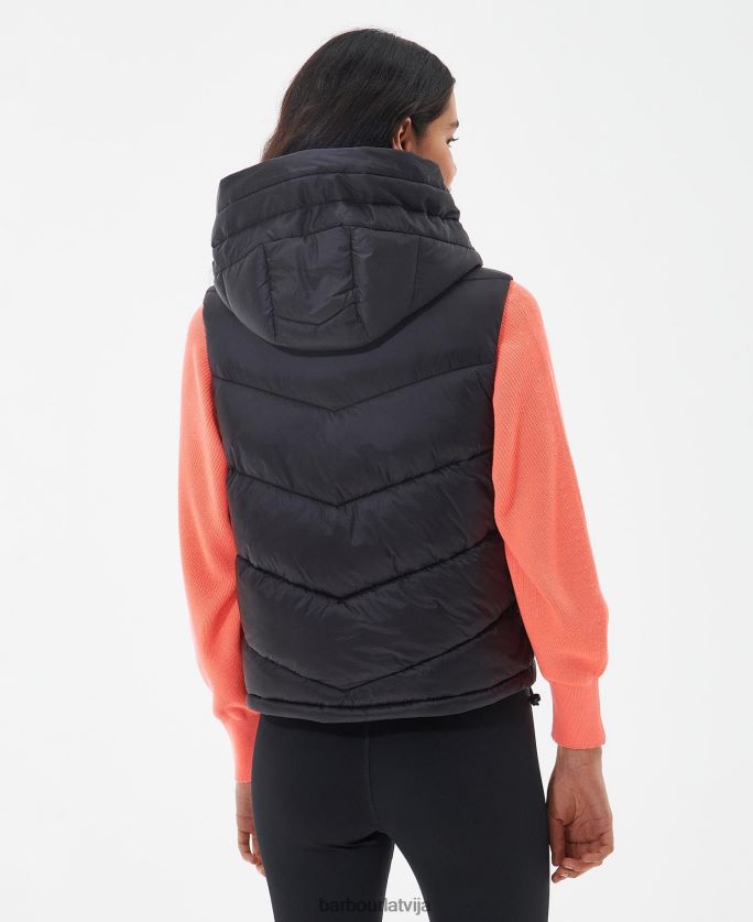 Barbour sievietes halton gilet P8J88A1562 apģērbs zaļie dūmi