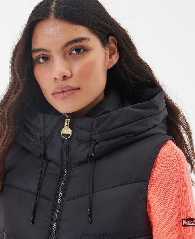 Barbour sievietes halton gilet P8J88A1562 apģērbs zaļie dūmi