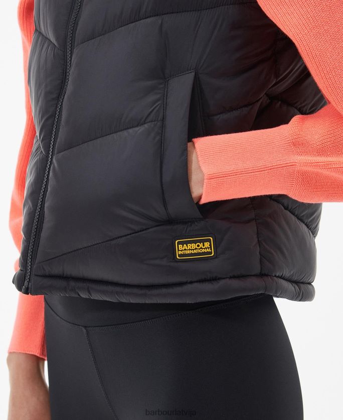 Barbour sievietes halton gilet P8J88A1562 apģērbs zaļie dūmi