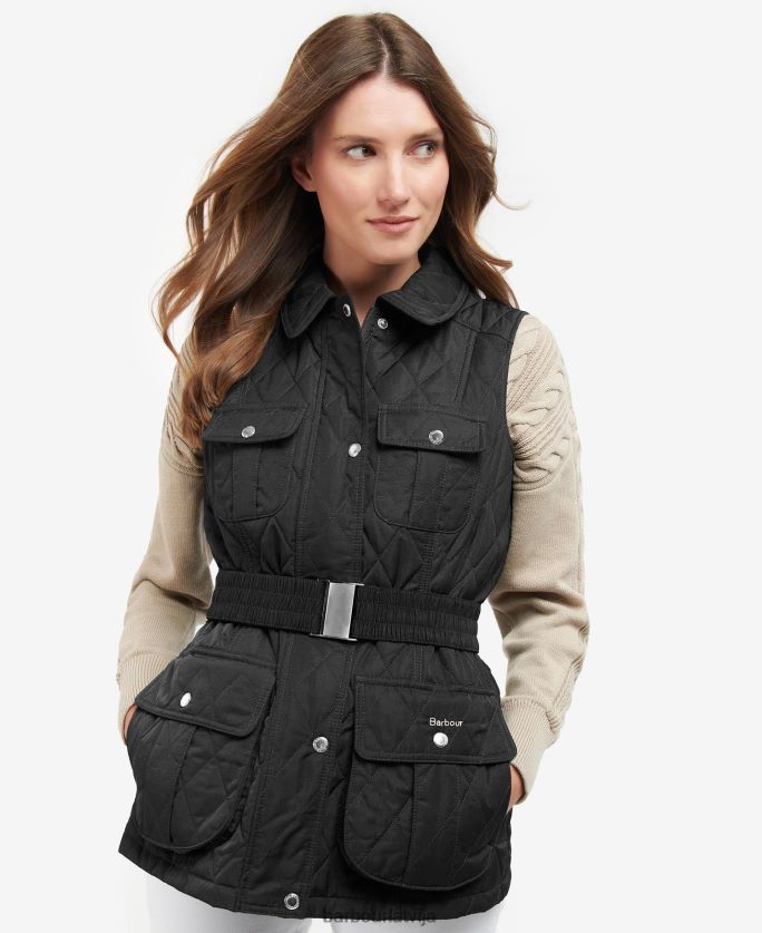 Barbour sievietes jostas aizsardzības žakets P8J88A1553 apģērbs vieglas smiltis/kleita