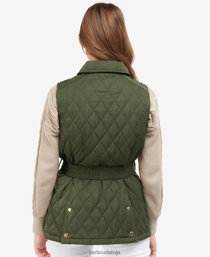 Barbour sievietes jostas aizsardzības žakets P8J88A1556 apģērbs vieglas smiltis/kleita