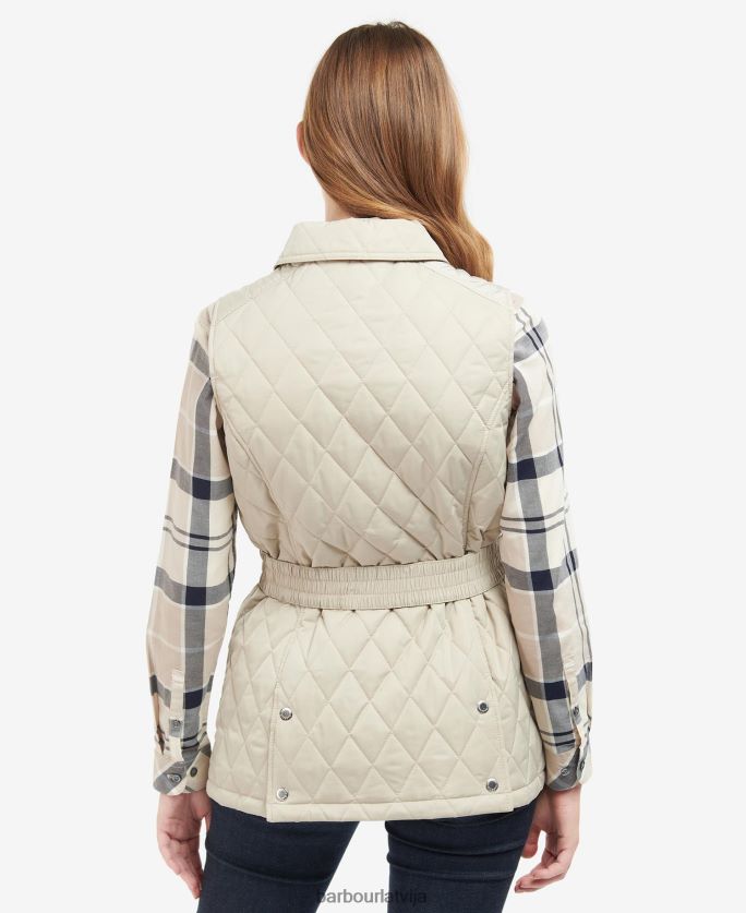 Barbour sievietes jostas aizsardzības žakets P8J88A1567 apģērbs vieglas smiltis/kleita