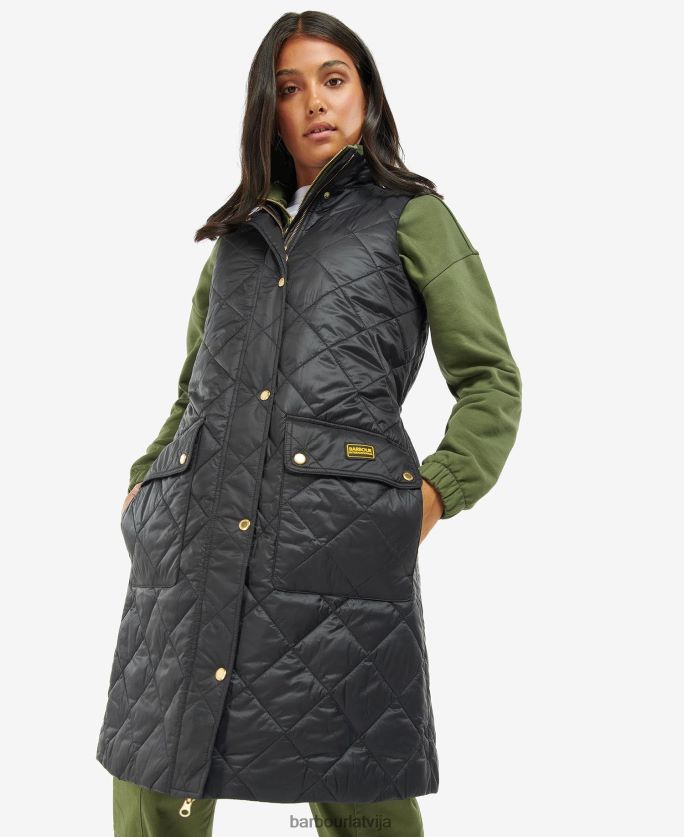 Barbour sievietes knock hill gilet P8J88A1557 apģērbs sadedzināta plēne