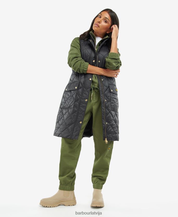 Barbour sievietes knock hill gilet P8J88A1557 apģērbs sadedzināta plēne