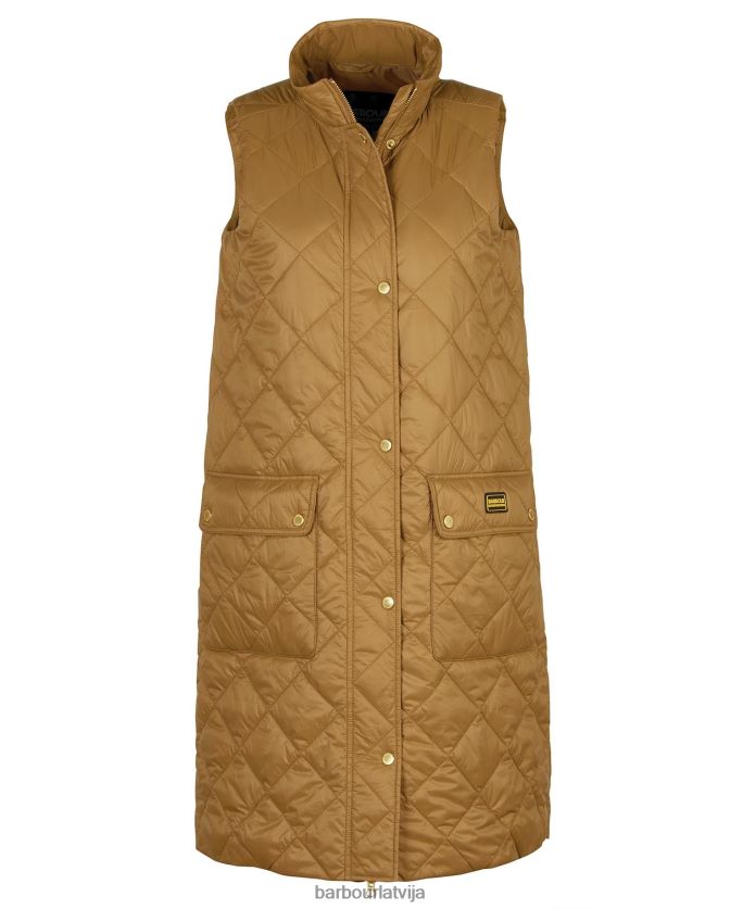 Barbour sievietes knock hill gilet P8J88A1565 apģērbs sadedzināta plēne