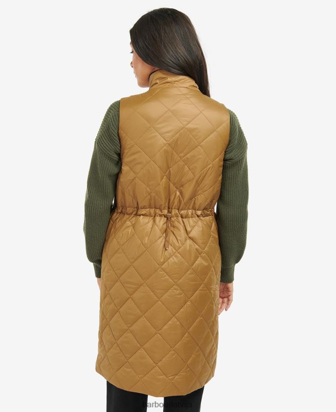 Barbour sievietes knock hill gilet P8J88A1565 apģērbs sadedzināta plēne