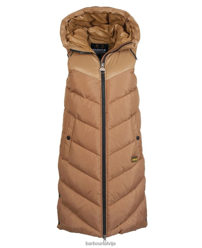 Barbour sievietes maratona gilet P8J88A1583 apģērbs piķa melns