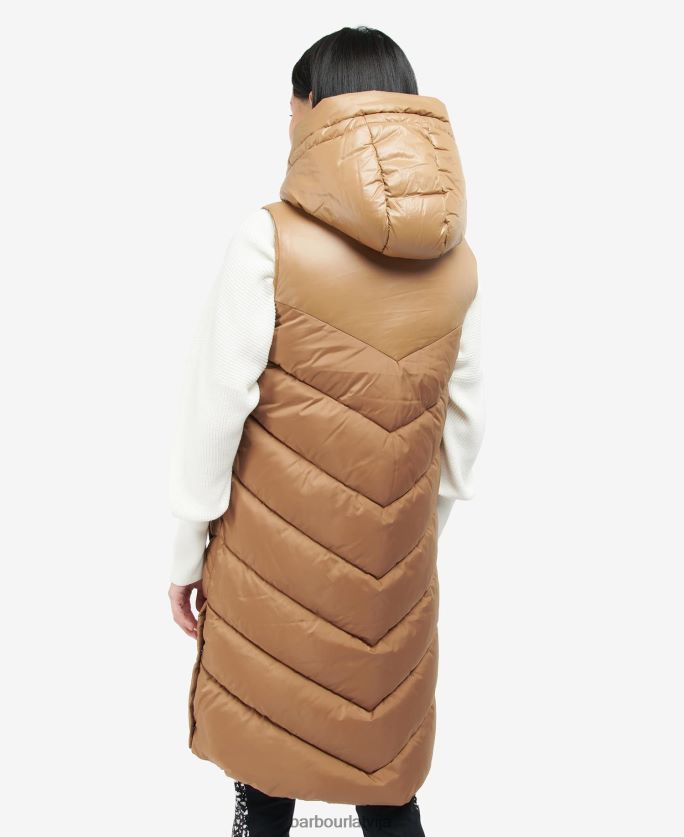 Barbour sievietes maratona gilet P8J88A1583 apģērbs piķa melns