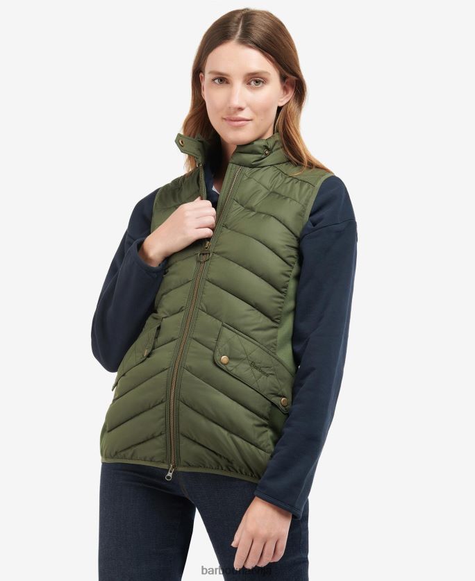Barbour sievietes stiept kavalērijas žaketu P8J88A1559 apģērbs gaišas smiltis/viegls smilšu merģelis