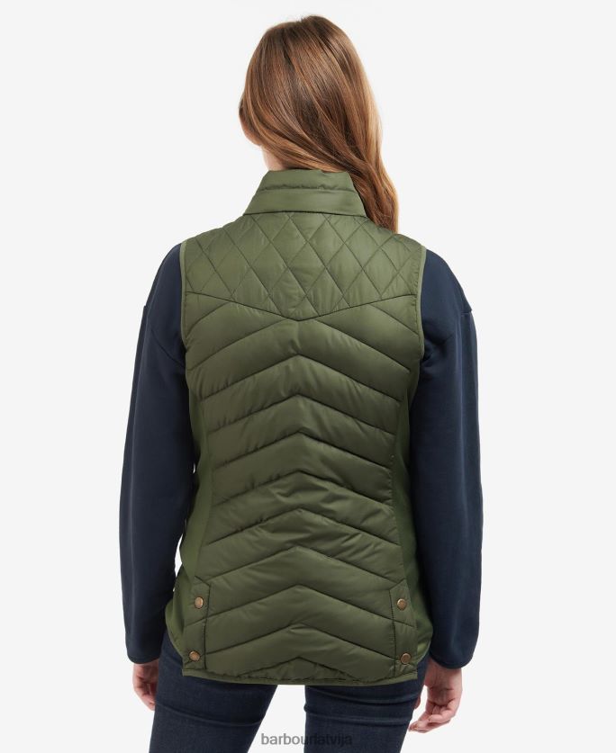 Barbour sievietes stiept kavalērijas žaketu P8J88A1559 apģērbs gaišas smiltis/viegls smilšu merģelis