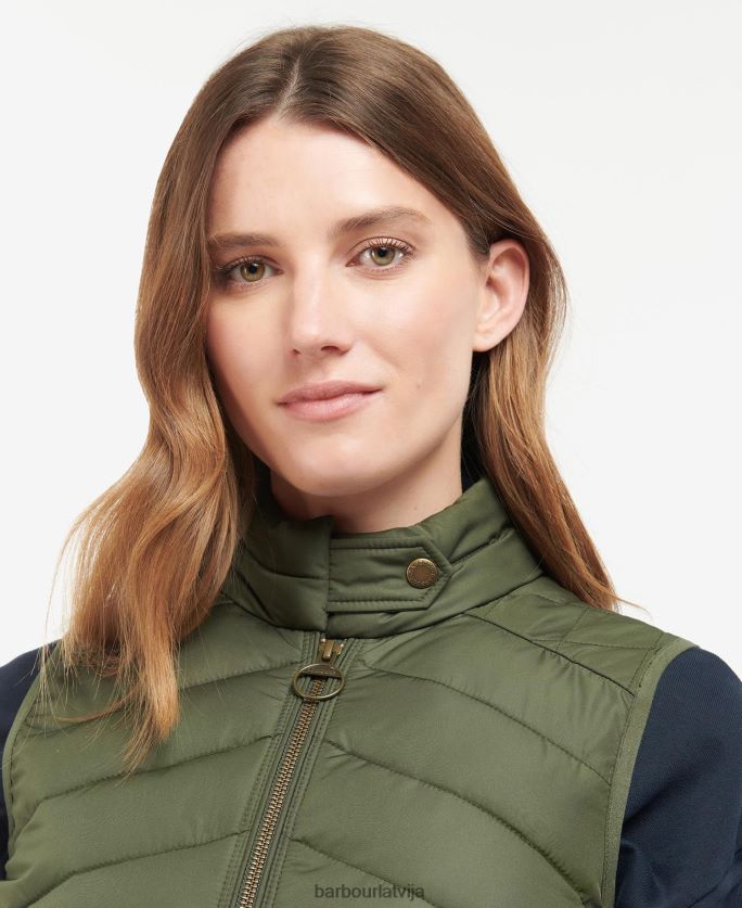 Barbour sievietes stiept kavalērijas žaketu P8J88A1559 apģērbs gaišas smiltis/viegls smilšu merģelis