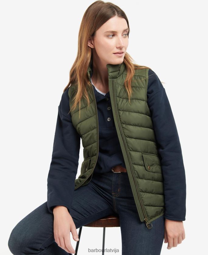 Barbour sievietes stiept kavalērijas žaketu P8J88A1559 apģērbs gaišas smiltis/viegls smilšu merģelis