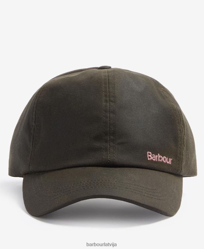 Barbour sievietes belsay vaska sporta cepure P8J88A2439 Piederumi flote/klasika