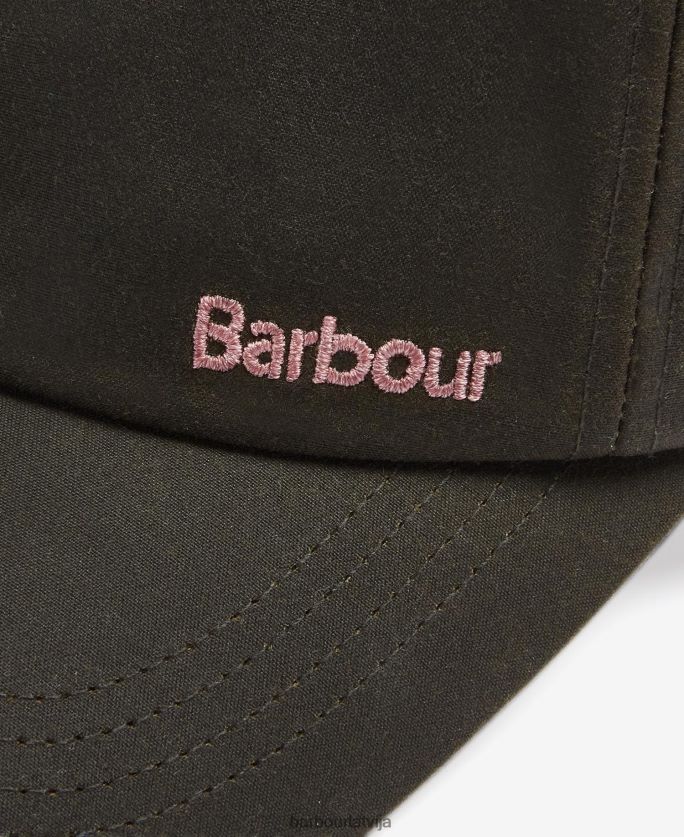 Barbour sievietes belsay vaska sporta cepure P8J88A2439 Piederumi flote/klasika