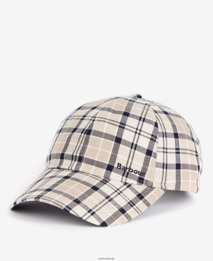 Barbour sievietes rosie tartan sporta cepure P8J88A2429 Piederumi tranšeja/jūras spēki