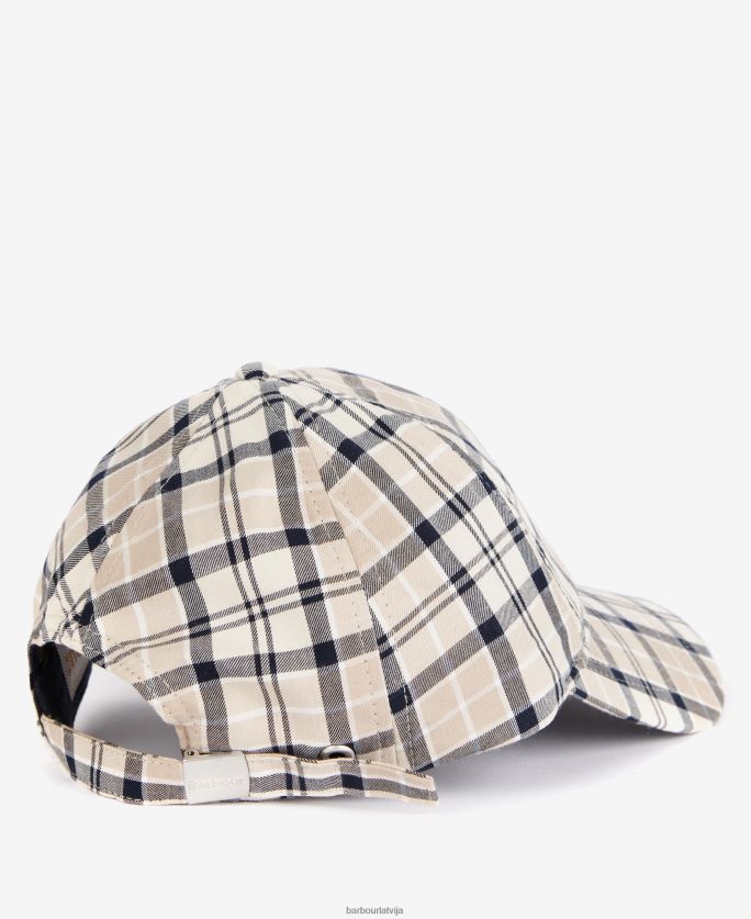Barbour sievietes rosie tartan sporta cepure P8J88A2429 Piederumi tranšeja/jūras spēki