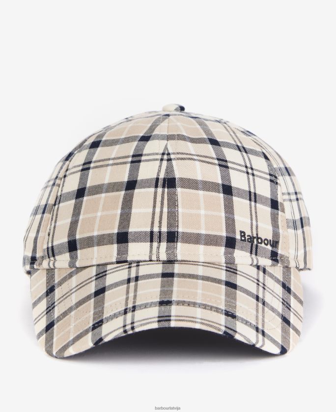 Barbour sievietes rosie tartan sporta cepure P8J88A2429 Piederumi tranšeja/jūras spēki