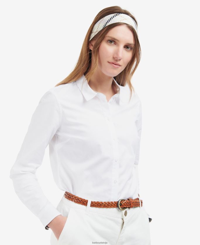 Barbour sievietes Stanton pārbaudīts kvadrātveida šalle P8J88A2462 Piederumi tranšeja/jūras spēki
