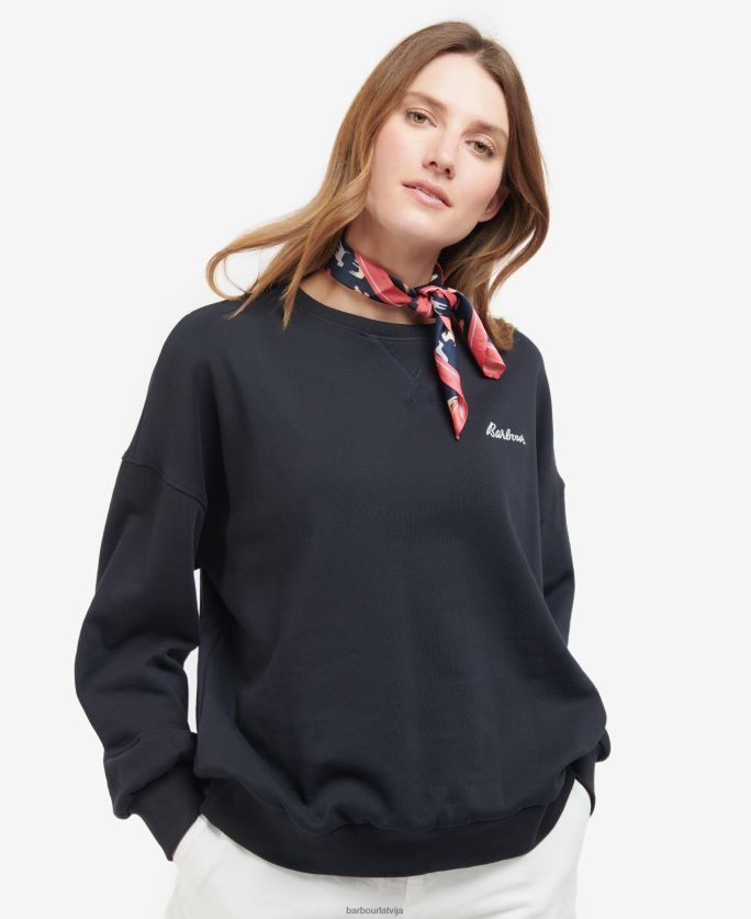 Barbour sievietes kvadrātveida šalle ar suņu apdruku P8J88A2451 Piederumi flote/suns