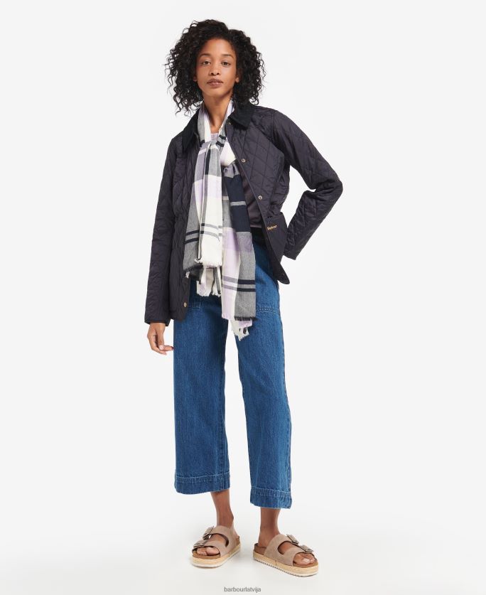 Barbour sievietes lucinda tartāna šalle P8J88A2452 Piederumi varavīksnene / flote