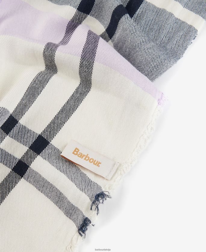Barbour sievietes lucinda tartāna šalle P8J88A2452 Piederumi varavīksnene / flote