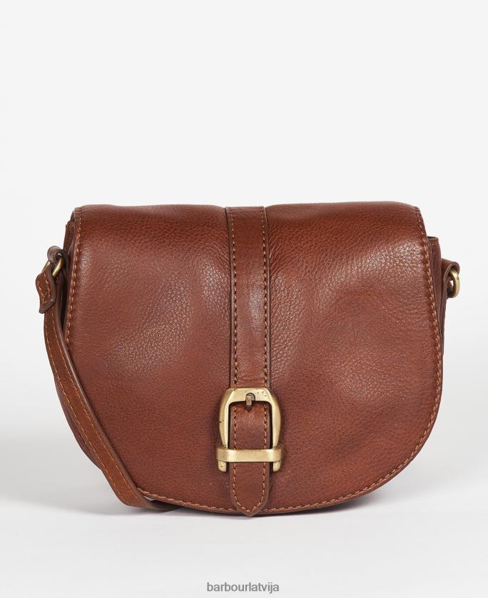 Barbour sievietes tasche laire leder segli P8J88A2384 Piederumi brūns