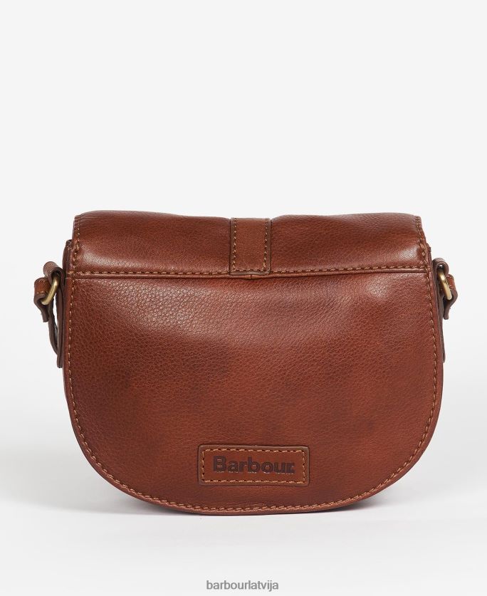 Barbour sievietes tasche laire leder segli P8J88A2384 Piederumi brūns