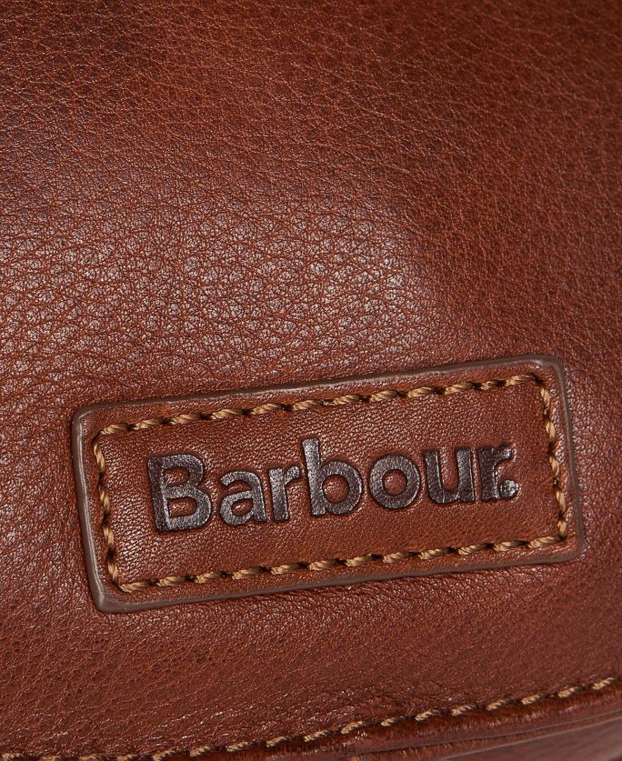 Barbour sievietes tasche laire leder segli P8J88A2384 Piederumi brūns