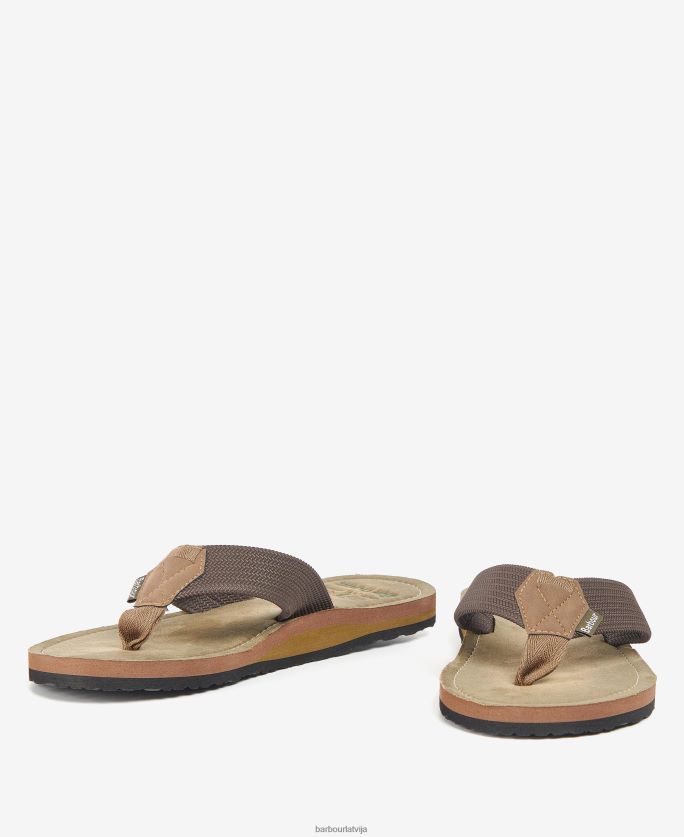Barbour vīriešiem Toeman pludmales sandales P8J88A1305 apavi pulveris zils