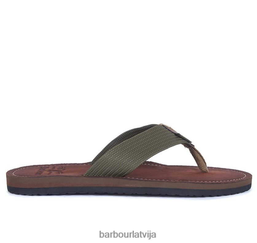 Barbour vīriešiem toeman sandales P8J88A1303 apavi melns