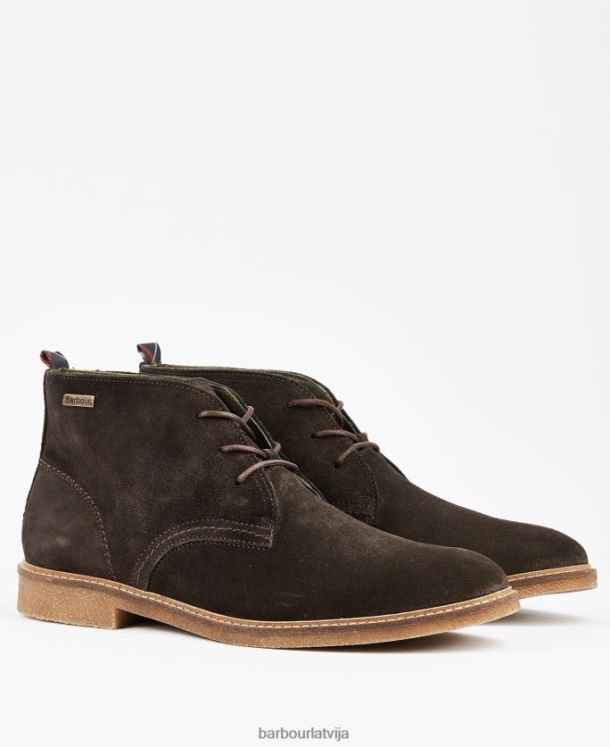 Barbour vīriešiem sonorāna zābaki P8J88A1267 apavi melna zamšāda