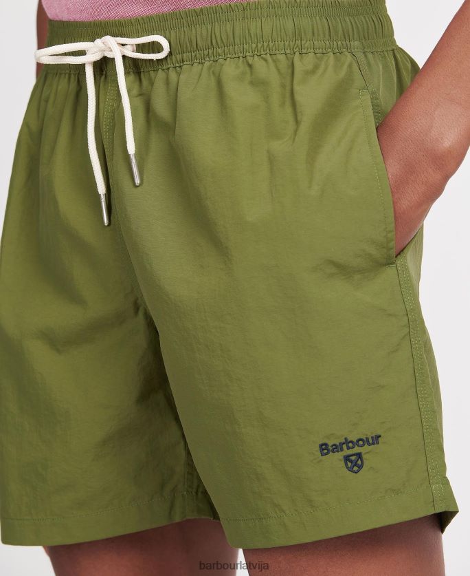 Barbour vīriešiem Essential logo 5\'\' peldšorti P8J88A1194 apģērbs olīvu