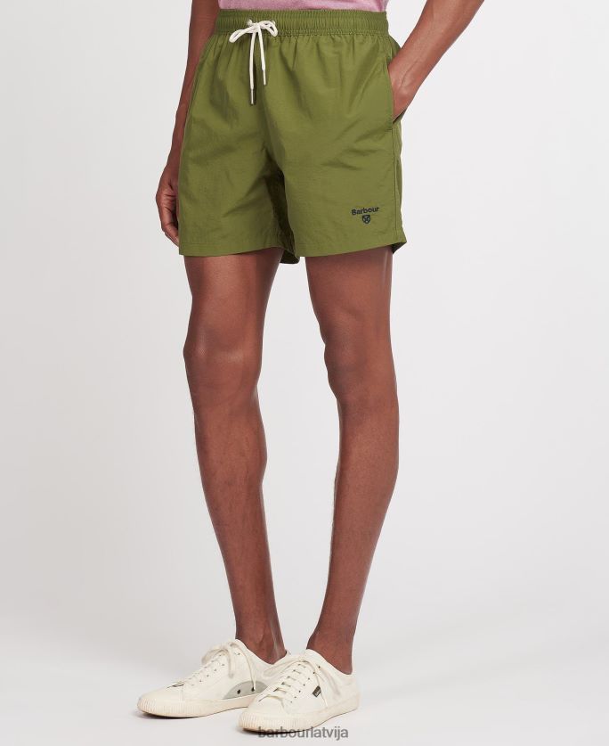 Barbour vīriešiem Essential logo 5\'\' peldšorti P8J88A1194 apģērbs olīvu