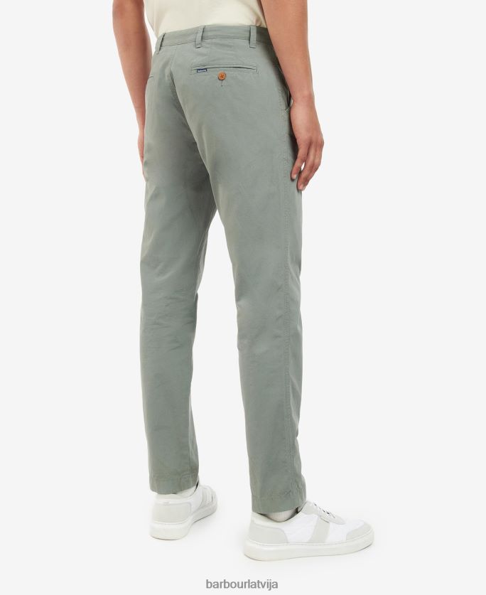 Barbour vīriešiem glendale chino P8J88A1164 apģērbs agaves zaļa