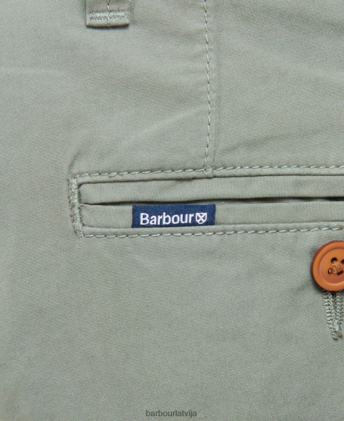 Barbour vīriešiem glendale chino P8J88A1164 apģērbs agaves zaļa