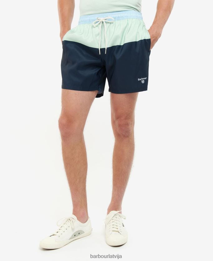 Barbour vīriešiem john divkrāsu peldšorti P8J88A1226 apģērbs debesis