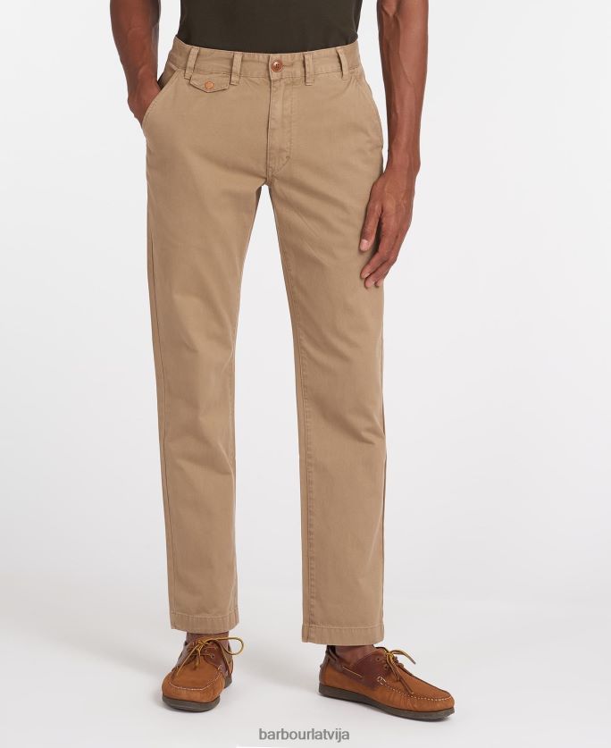 Barbour vīriešiem neistonas sarža činos P8J88A1140 apģērbs flote