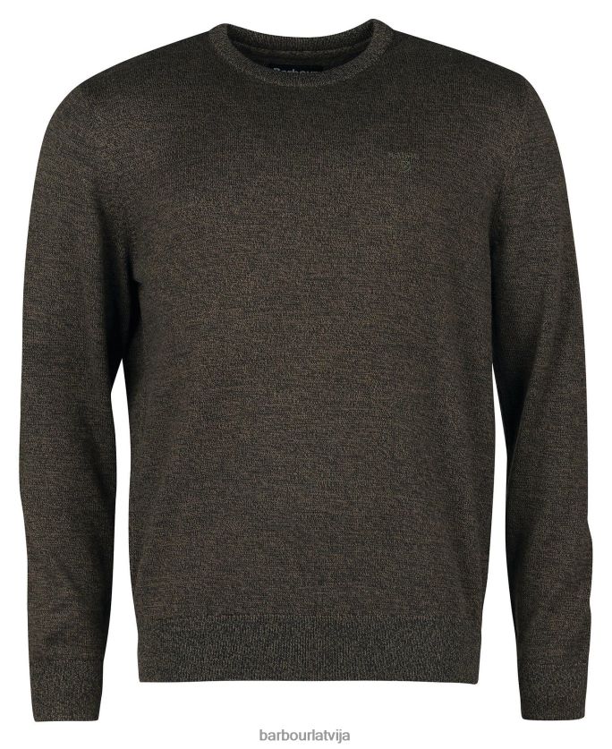Barbour vīriešiem Firle Crew džemperis P8J88A1088 apģērbs pelēkais merģelis