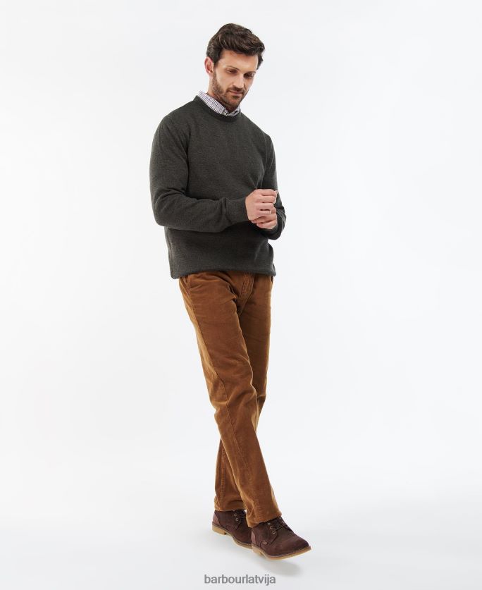 Barbour vīriešiem Firle Crew džemperis P8J88A1088 apģērbs pelēkais merģelis