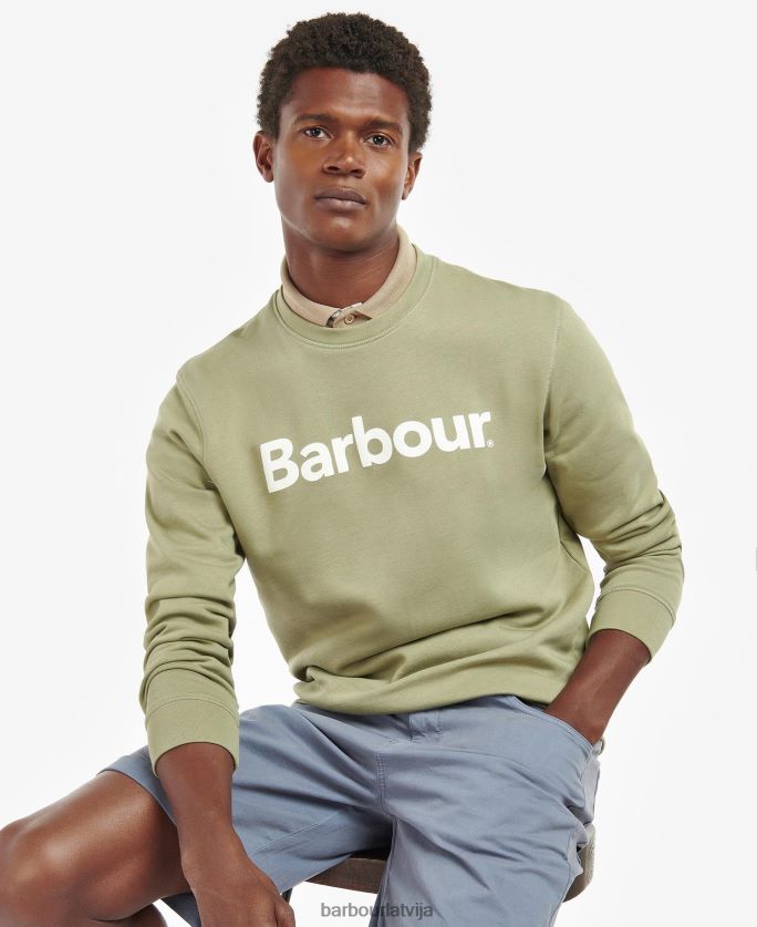 Barbour vīriešiem Sporta krekls ar apkakli ar logotipu P8J88A1032 apģērbs flote