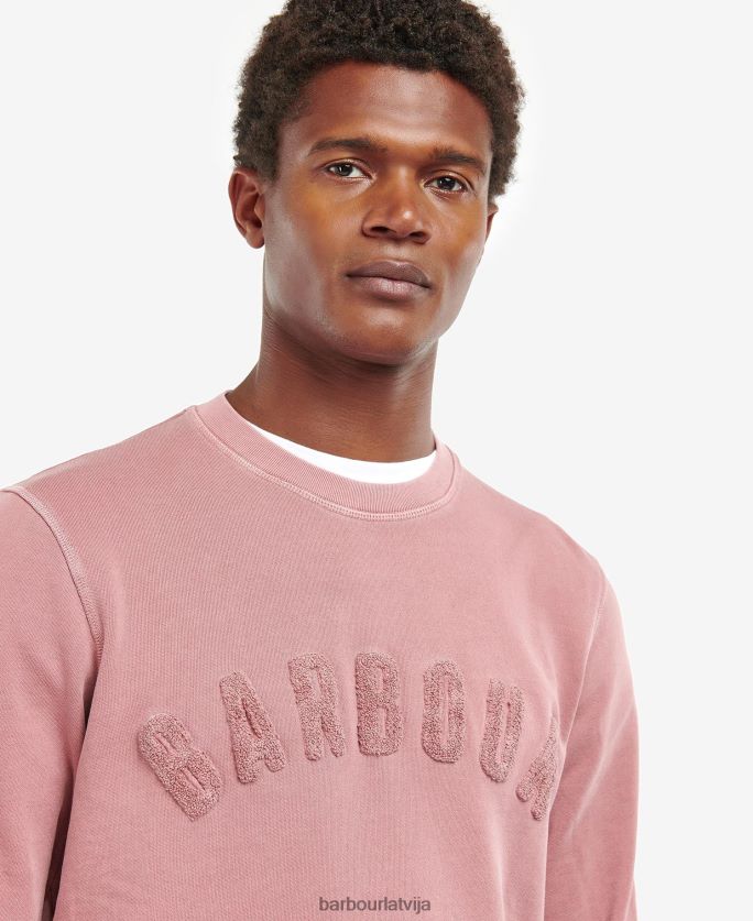 Barbour vīriešiem džemperis ar lielu logotipu ar apkakli P8J88A1030 apģērbs pulveris zils