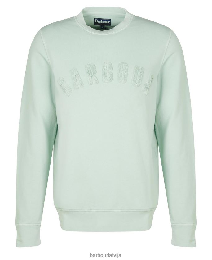 Barbour vīriešiem džemperis ar lielu logotipu ar apkakli P8J88A1041 apģērbs pulveris zils